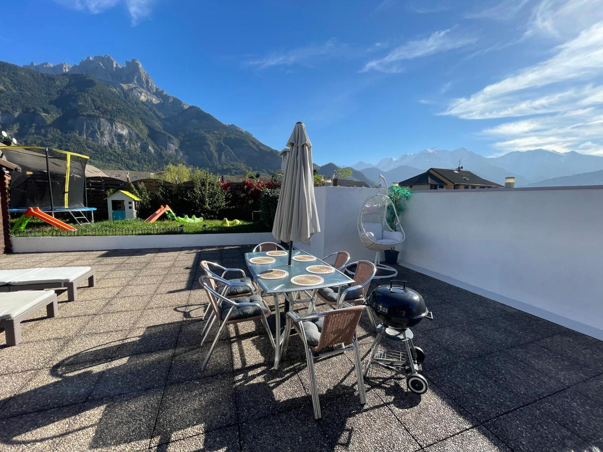 Rooftop 1 - Jacuzzi Prive Au Pied Du Monte-Blanco Sallanches Zewnętrze zdjęcie