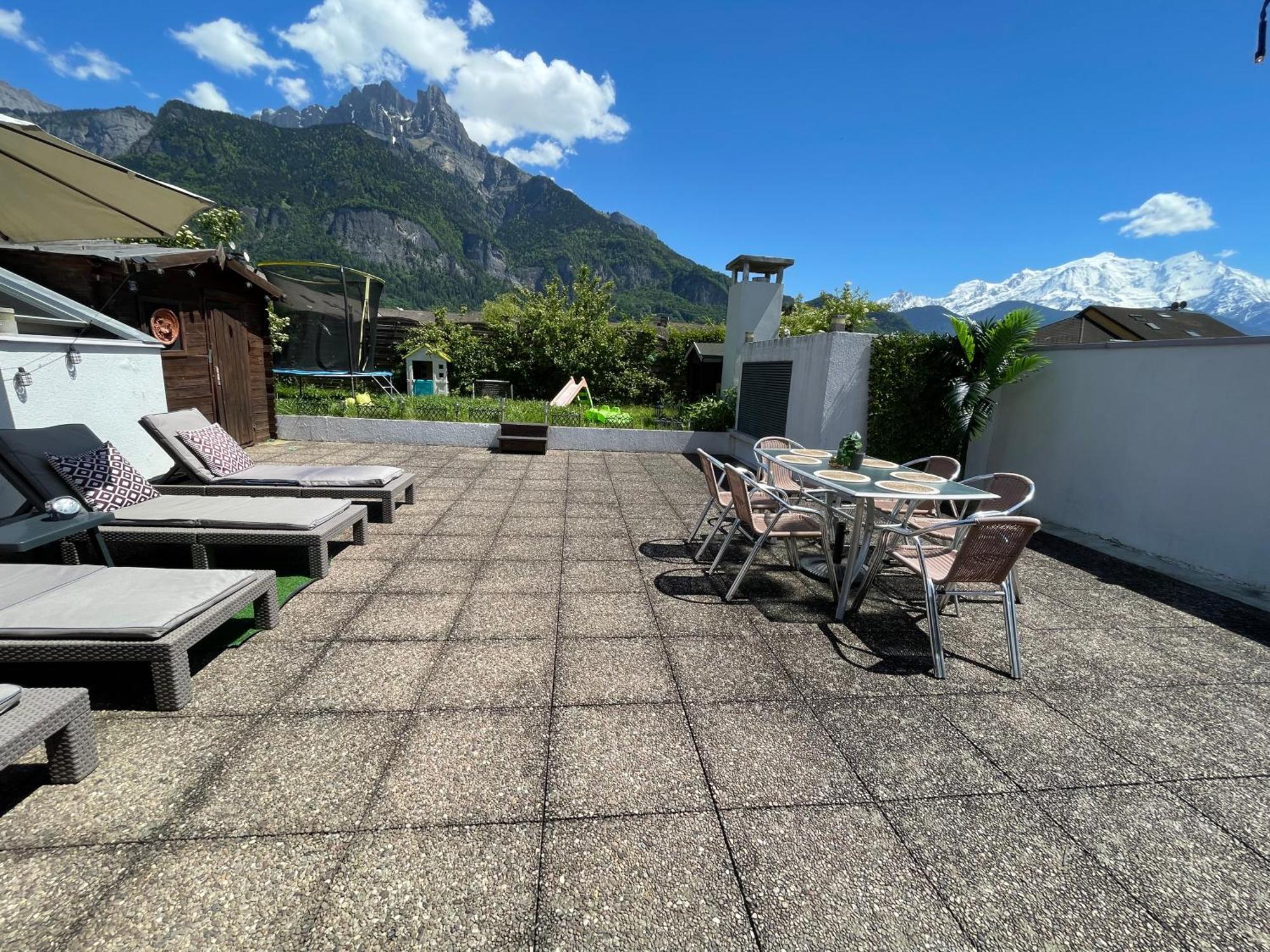 Rooftop 1 - Jacuzzi Prive Au Pied Du Monte-Blanco Sallanches Zewnętrze zdjęcie