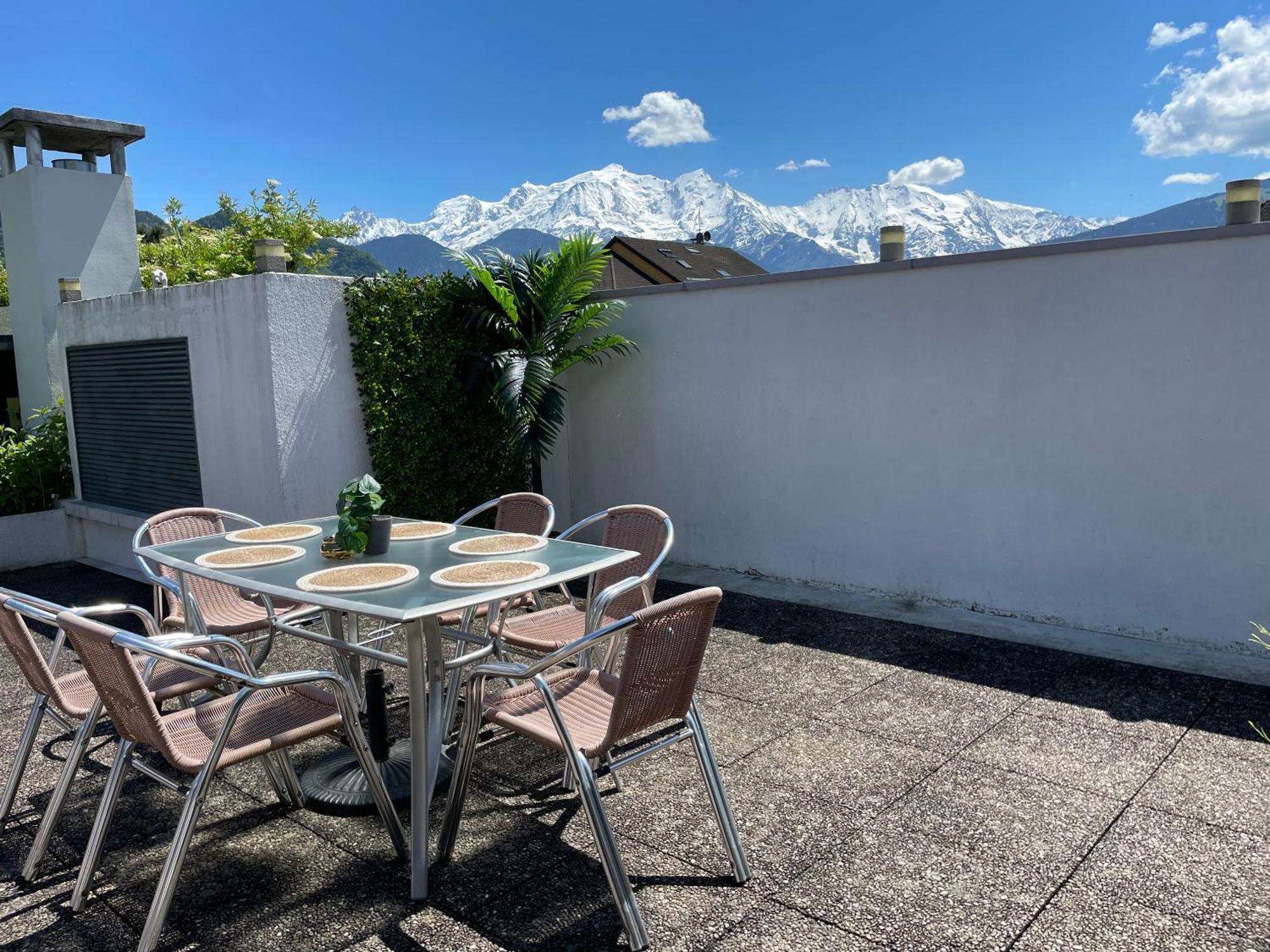 Rooftop 1 - Jacuzzi Prive Au Pied Du Monte-Blanco Sallanches Zewnętrze zdjęcie